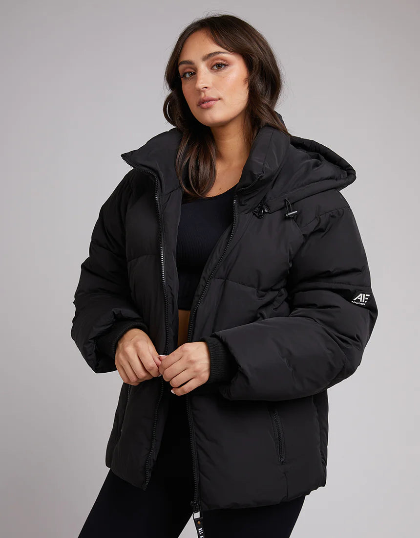 All About Eve Remi Luxe Puffer Vest - Black