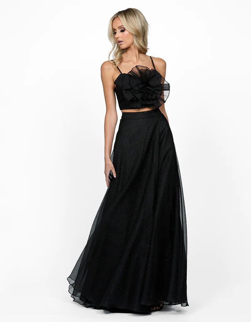 Bariano Meris Flower 2 Piece Gown – Hazard Clothing & Shoes