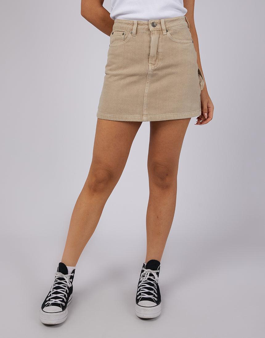 Silent Theory Cargo skirt Beige – Hazard Clothing & Shoes