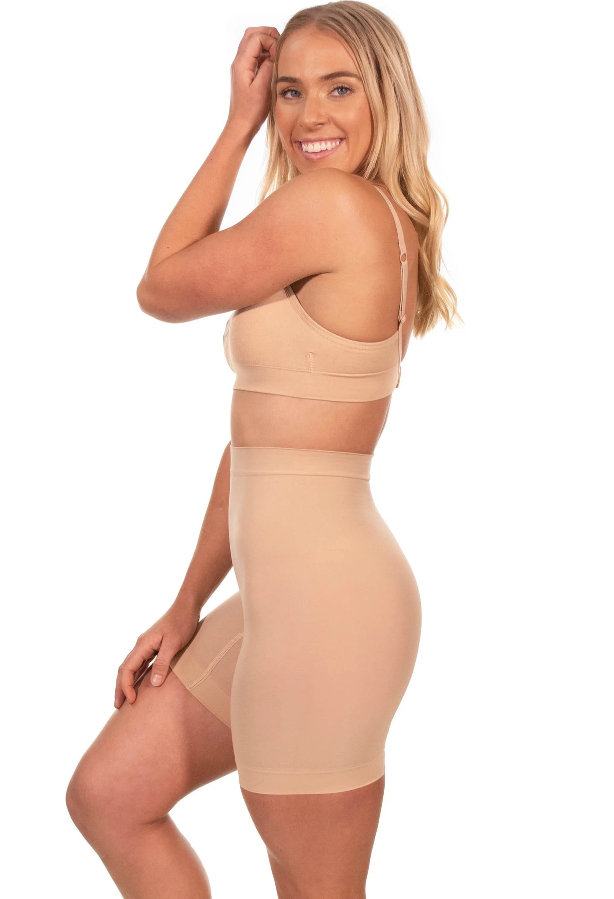 b free Tummy and Thigh Shaping Shorts Nude – Hazard Clothing & Shoes